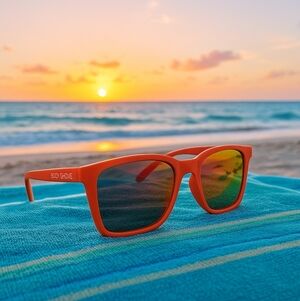 NWT Body Glove Orange Mirrored Sport Sunglasses | Women’s